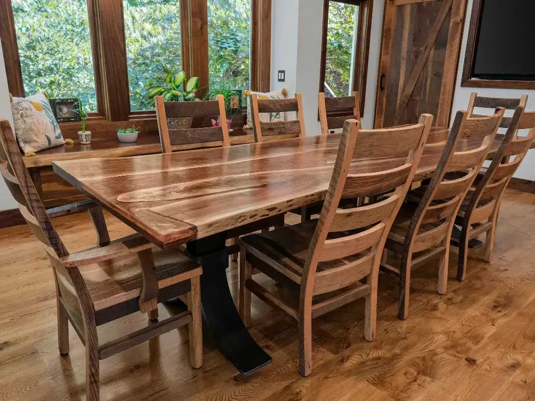 live edge dining table gallery