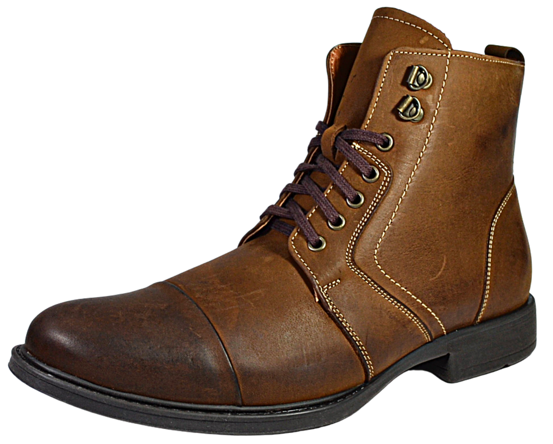 Agda - men's casual leather boots - Reindeer Leather