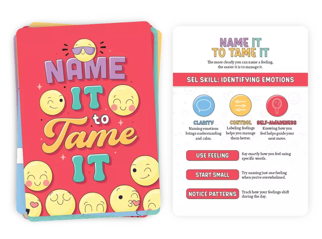 Social Emotional Learning Flash Cards