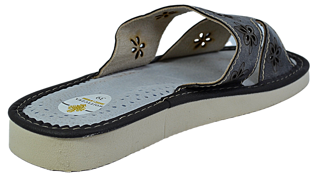 Selene - Women bedroom slippers - Reindeer Leather
