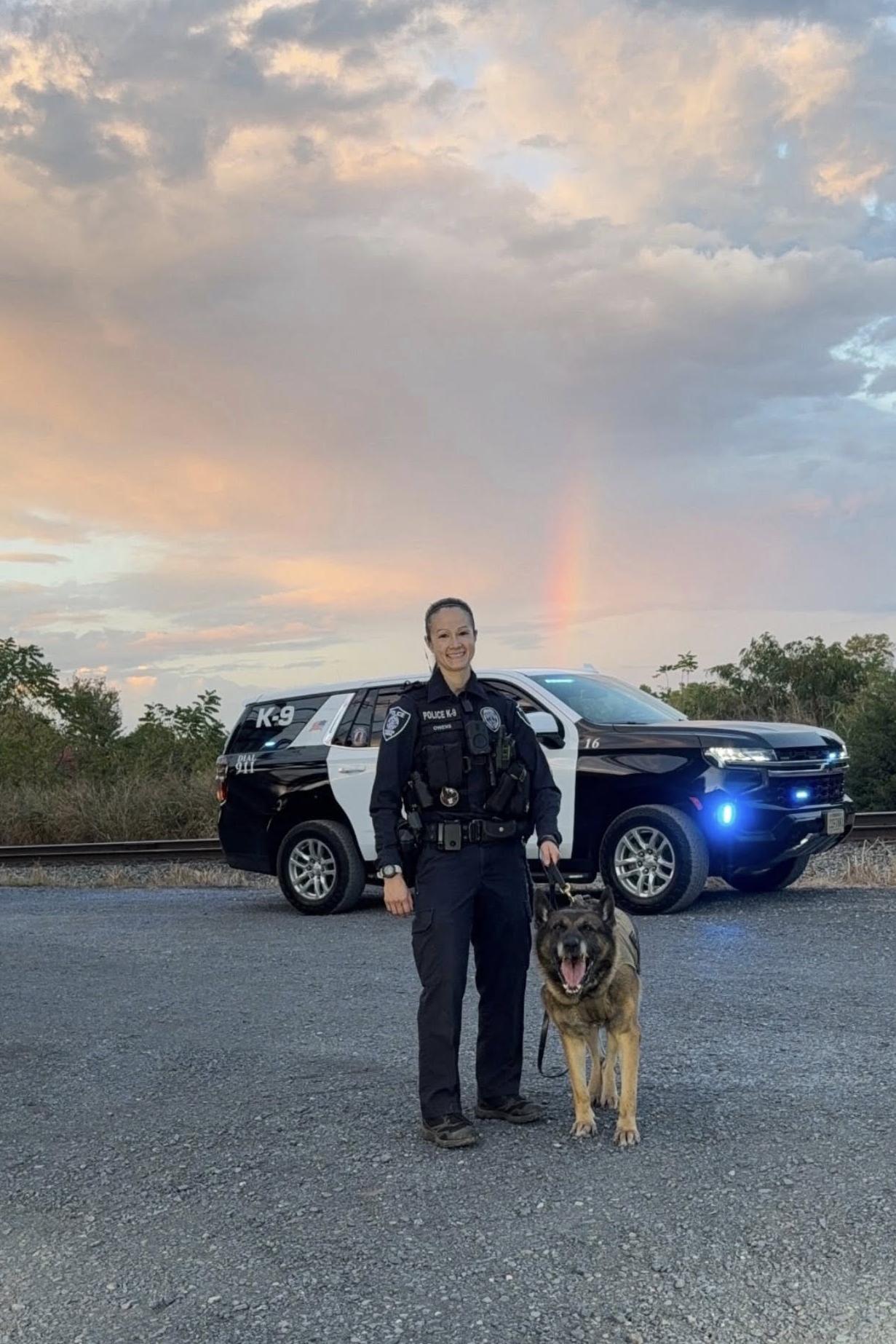 k9 wilson with his handler