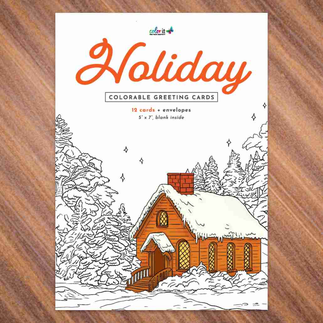 ColorIt Holiday Greeting Cards