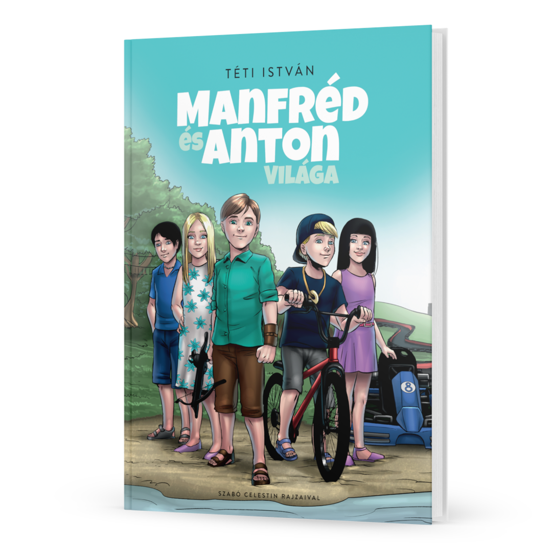 Manfréd és Anton világa - könyv, keményfedeles, 130 oldal