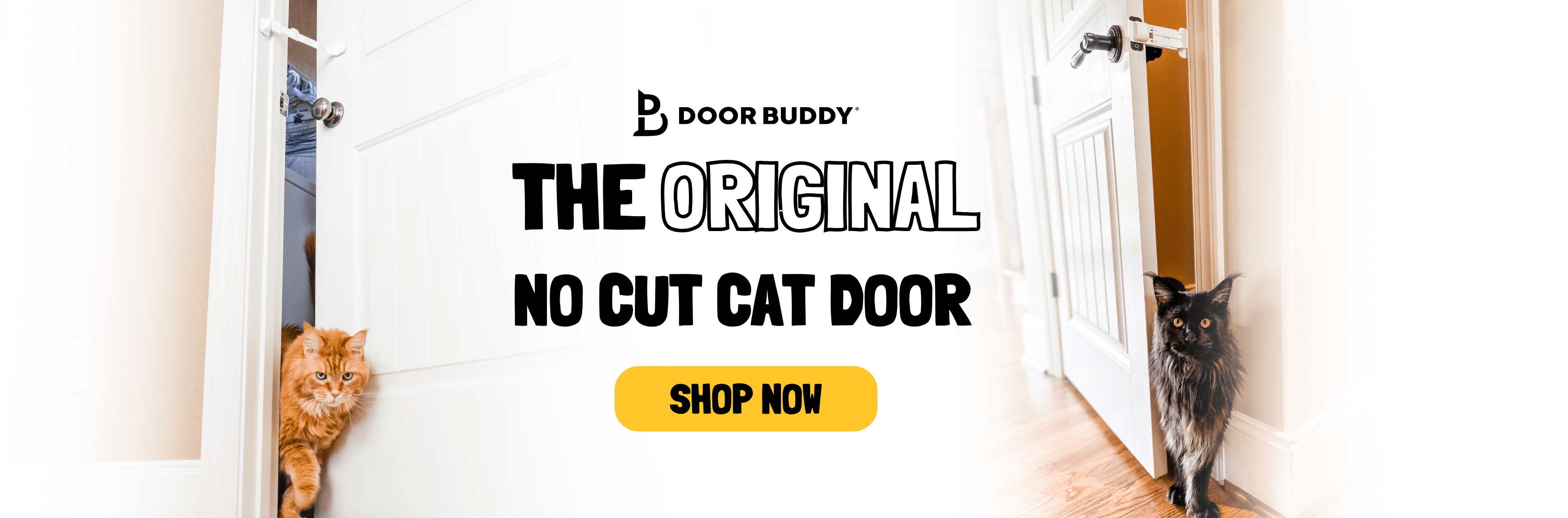 Door Buddy Adjustable Door Strap Keeps Dogs and Babies out of Cat Food and Litter Box