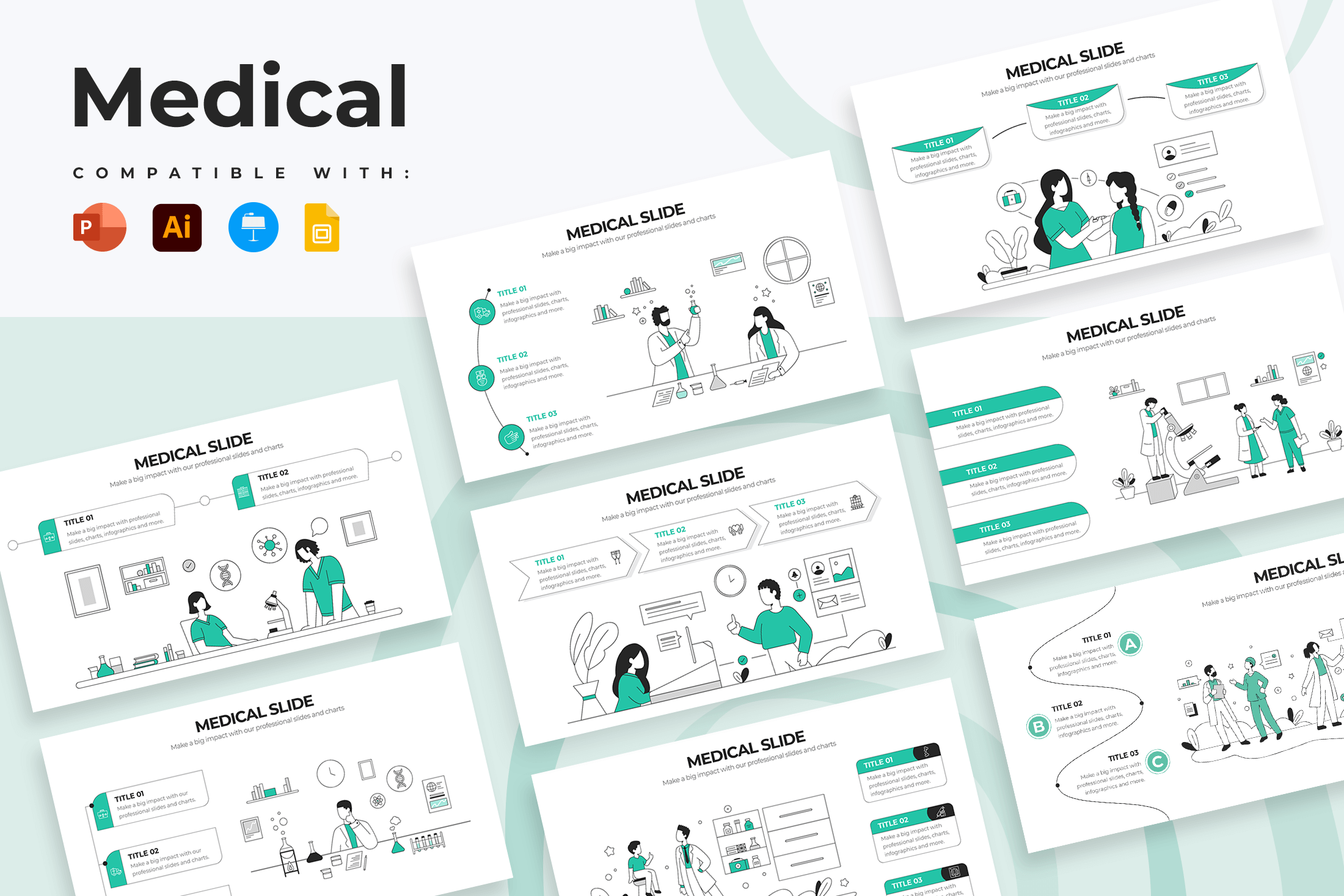 Summary PowerPoint Infographic Templates