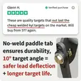 10 deg angled No weld paddles