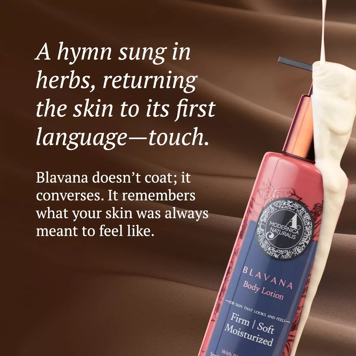 A hymn sung in herbs, returning the skin to its first language - touch