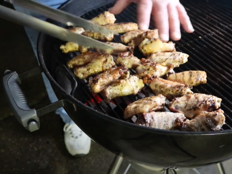 Grilled Chicken Wings er Kettle Cook