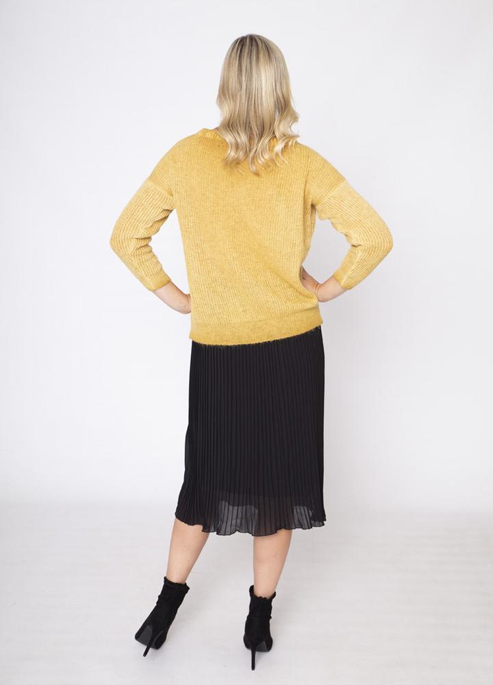 V Neck Mohair Jumper
