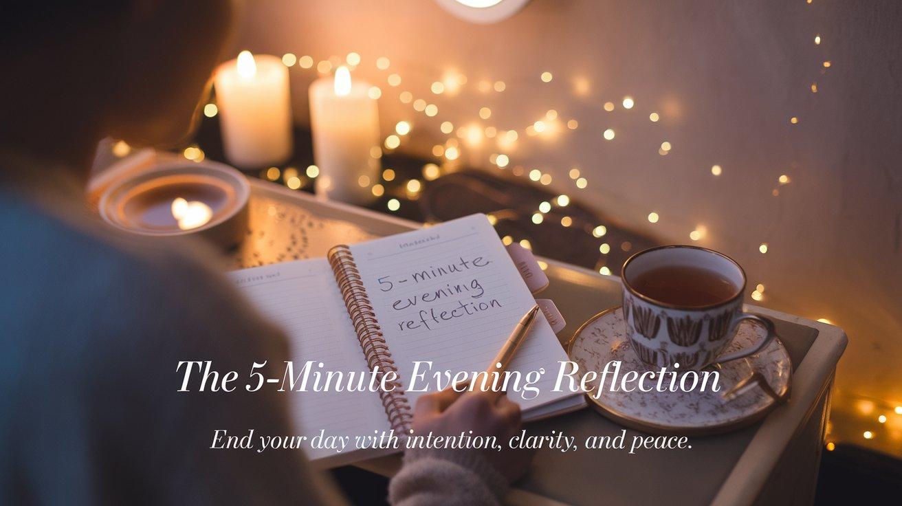 The 5-Minute Evening Reflection: A Game-Changer for Your Planner