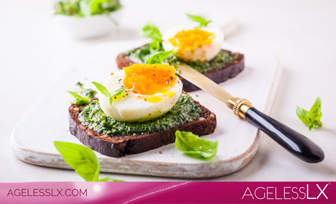 Pesto Egg Toasts