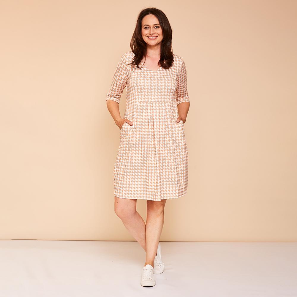 Pria Dress (Beige)