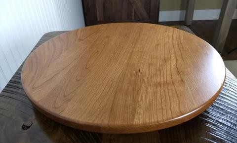 Cherry Wood Lazy Susan, Seely Stain