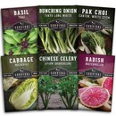 Asian Vegetable Seed Collection - 6 vegetable garden seed packets