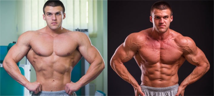 Man who gained muscle, lost fat and improved testosterone levels using Adaptophen