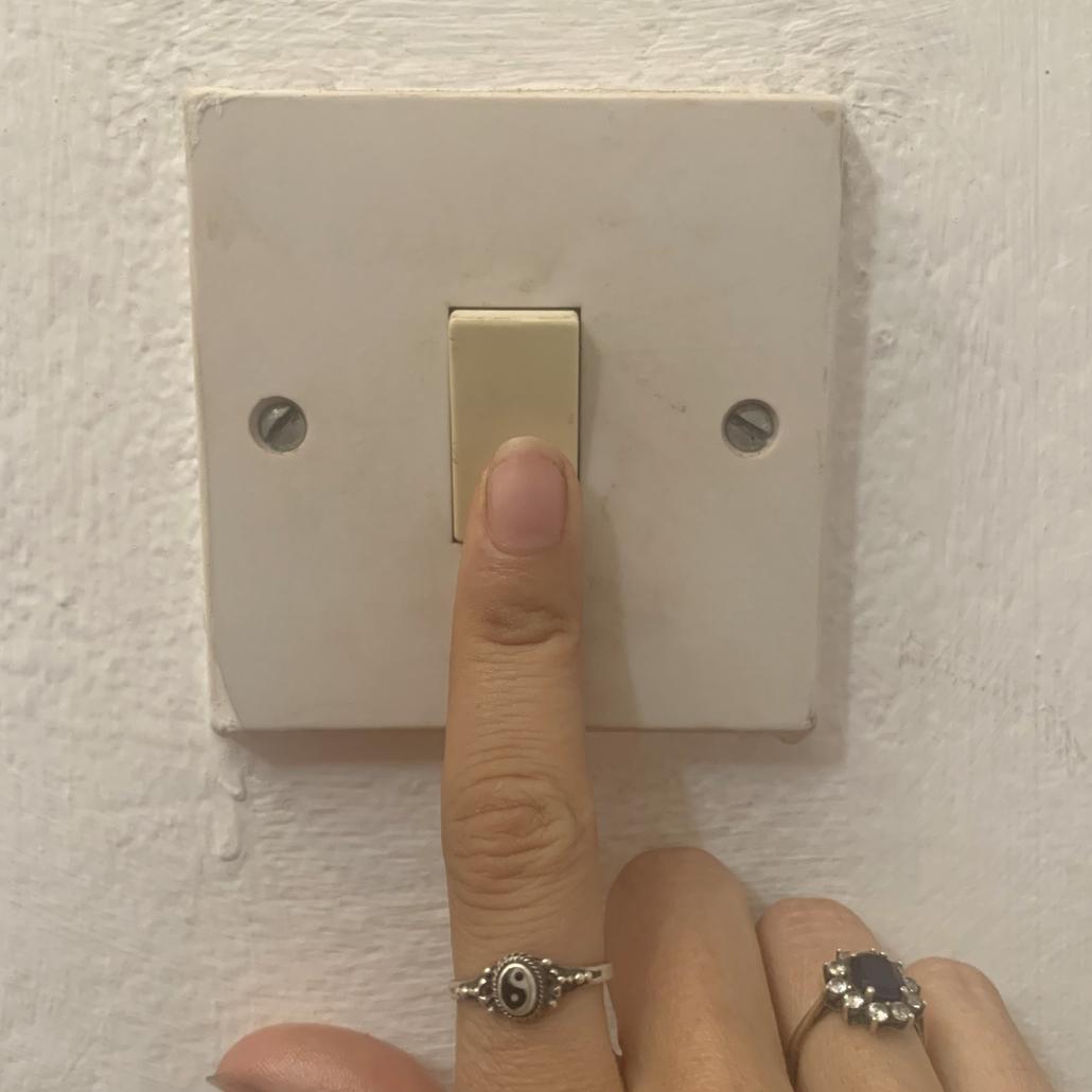 keeping your lights on wastes so much energy... turn them off