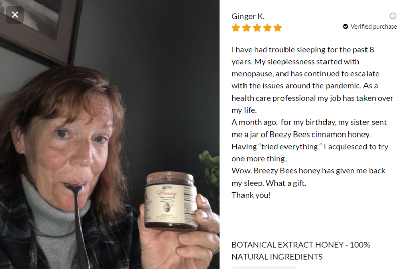Beezy Beez customer testimonial