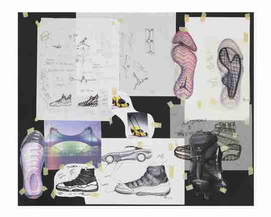 Air Jordan 11 Design Sketches by Tinker Hatfield