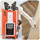 Door Buddy Door Prop pet door latch for interior doors, dog gate alternative that keeps dogs and toddlers out while letting cats access litter box rooms.