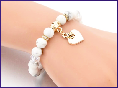 solid-hearts-charm-bracelet-set