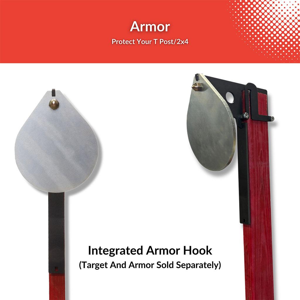 Steel Static Target Hanger with armor