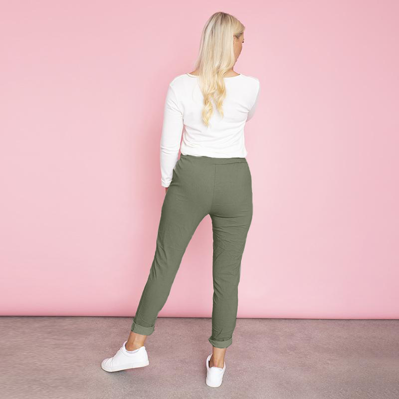 Charlie Relaxed Stretch Jogger (Khaki)