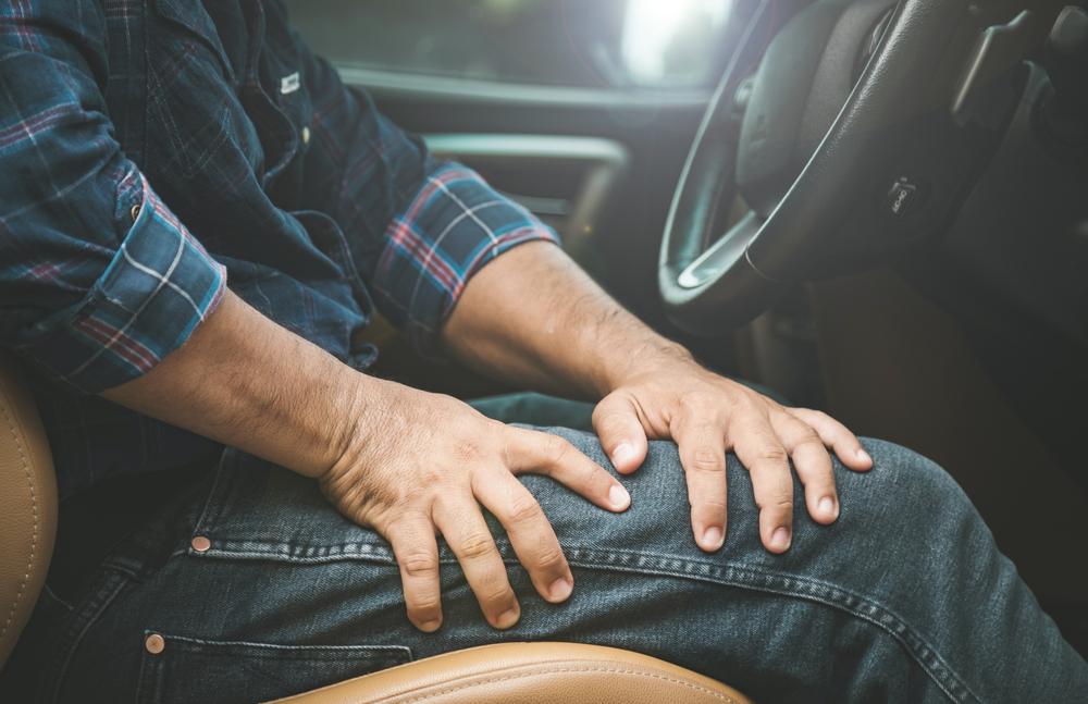 Right leg pain driving
