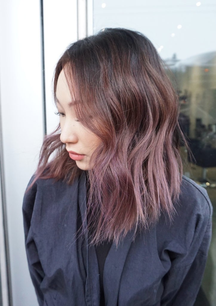 Create Rich, Chocolate Lilac Hair Color At Home