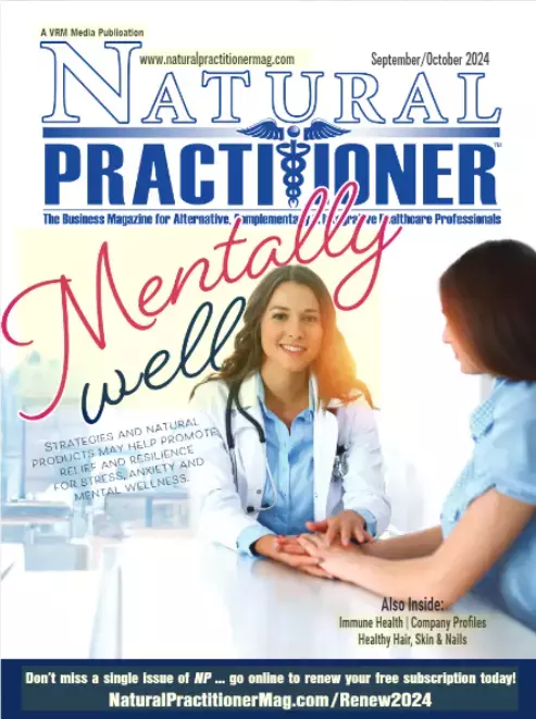 Natural Practitioner magazine cover.