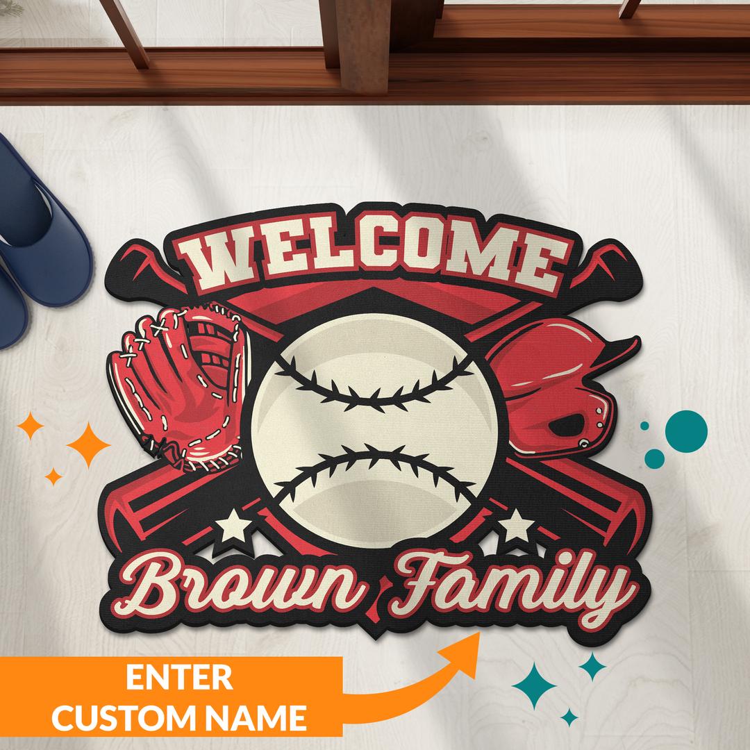 Personalized Sports Door Mat