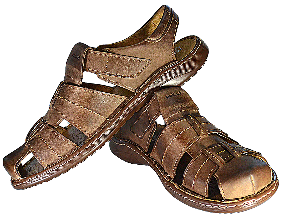 Baldwyn - Mens leather sandal - Reindeer Leather