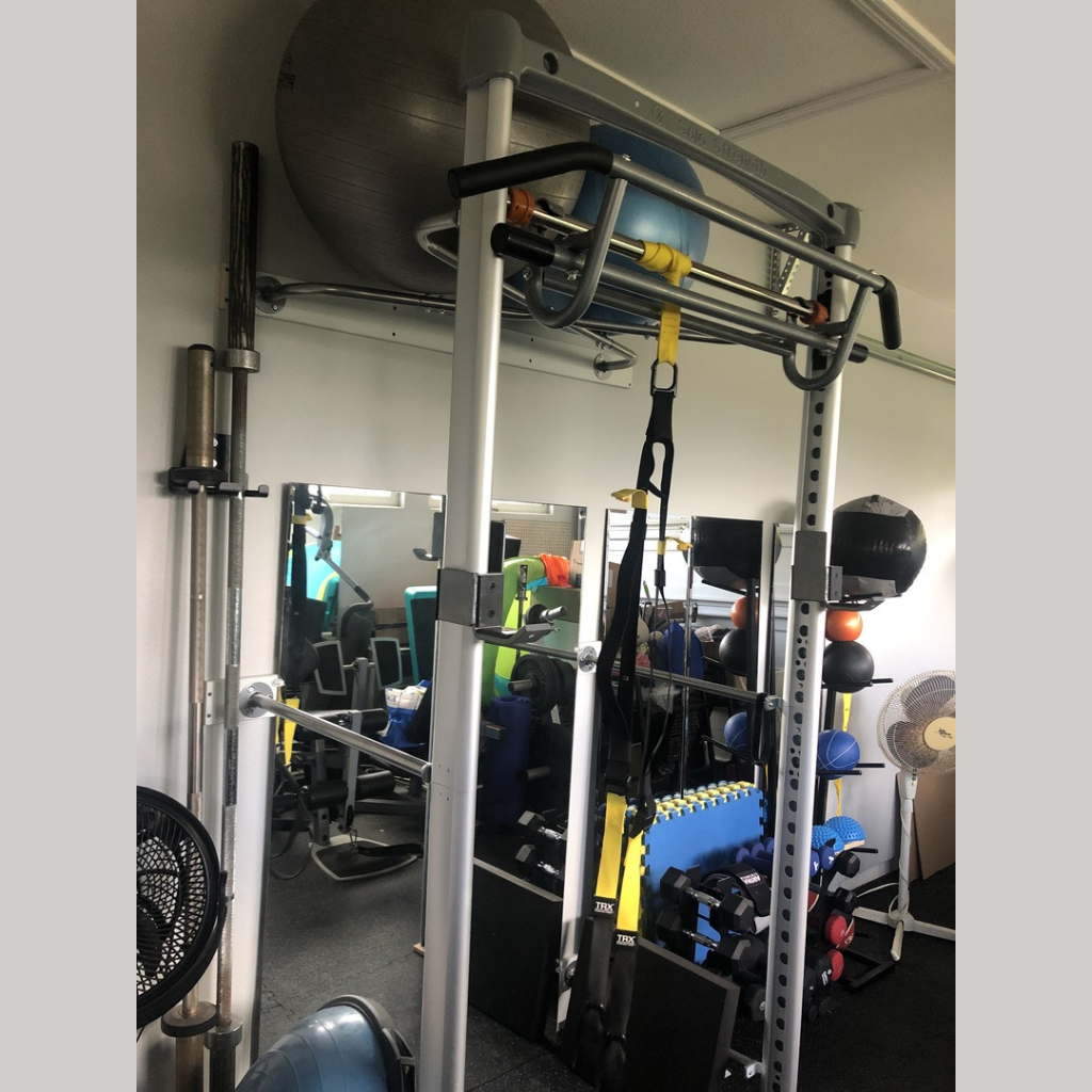 wall gym with adjustable exercise bar wide grip pull up dip station and rack for home gym made by SoloStrength