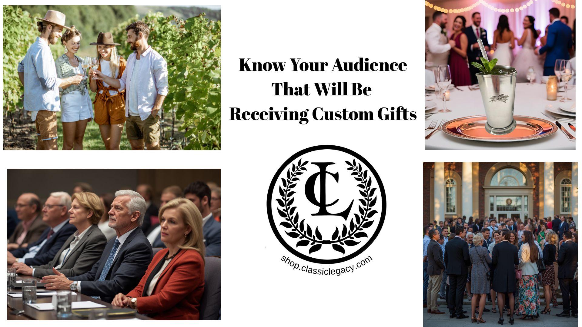 now your audience when creating custom gifts