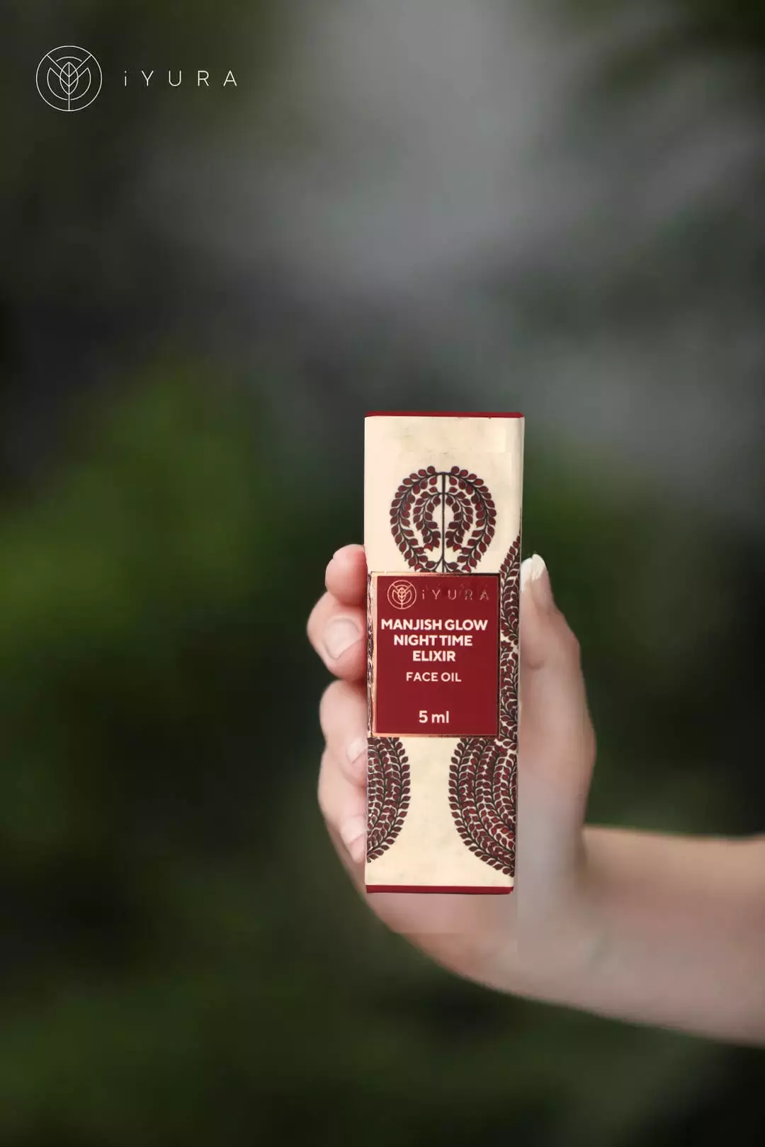 iYURA Manjish Glow Elixir - 4 drops, 5 minutes every night for a natural, no makeup glow!