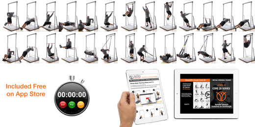 versatile full body workout training station for home gym and bodyweight workouts included