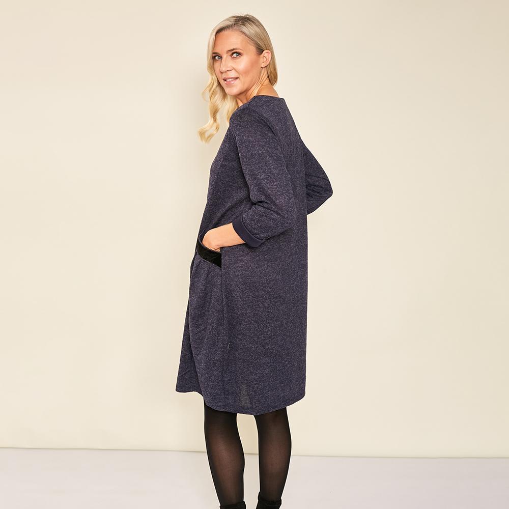 Nina Dress (Navy)
