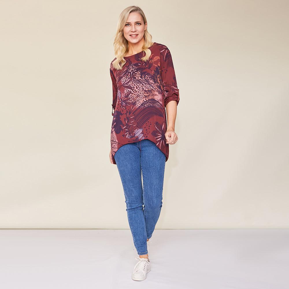 Eli Top (Burgundy)
