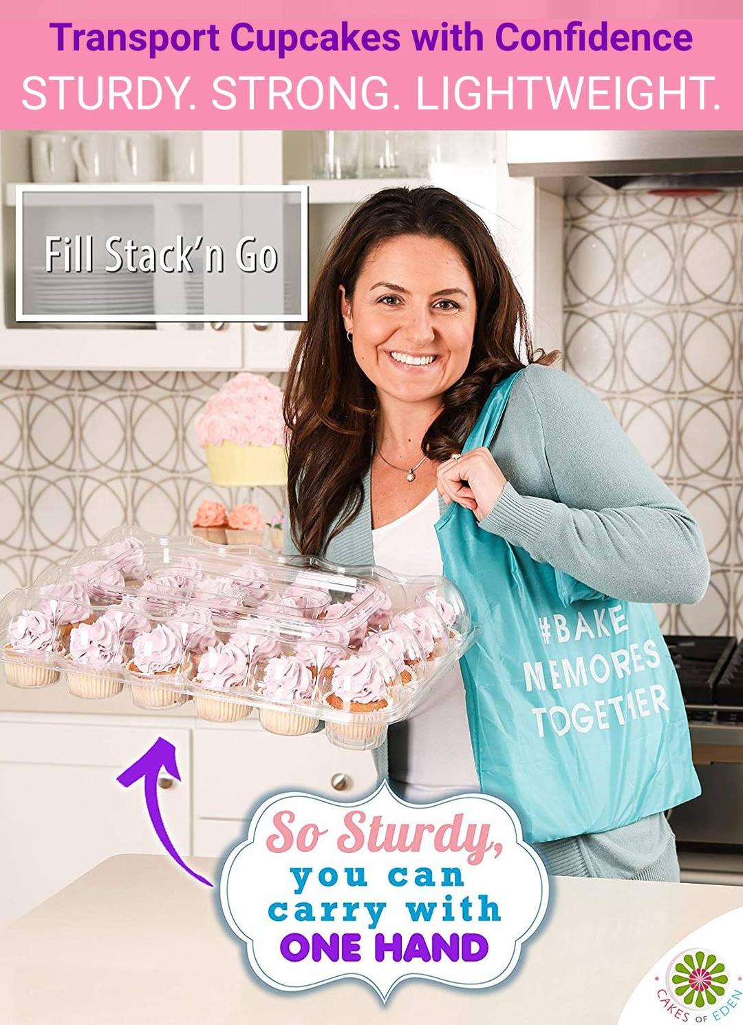 Subscribe & Save - Stack'n Go Cupcake Containers - Apron Heroes