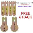 Free 6 Pack AR500 Mini Gongs