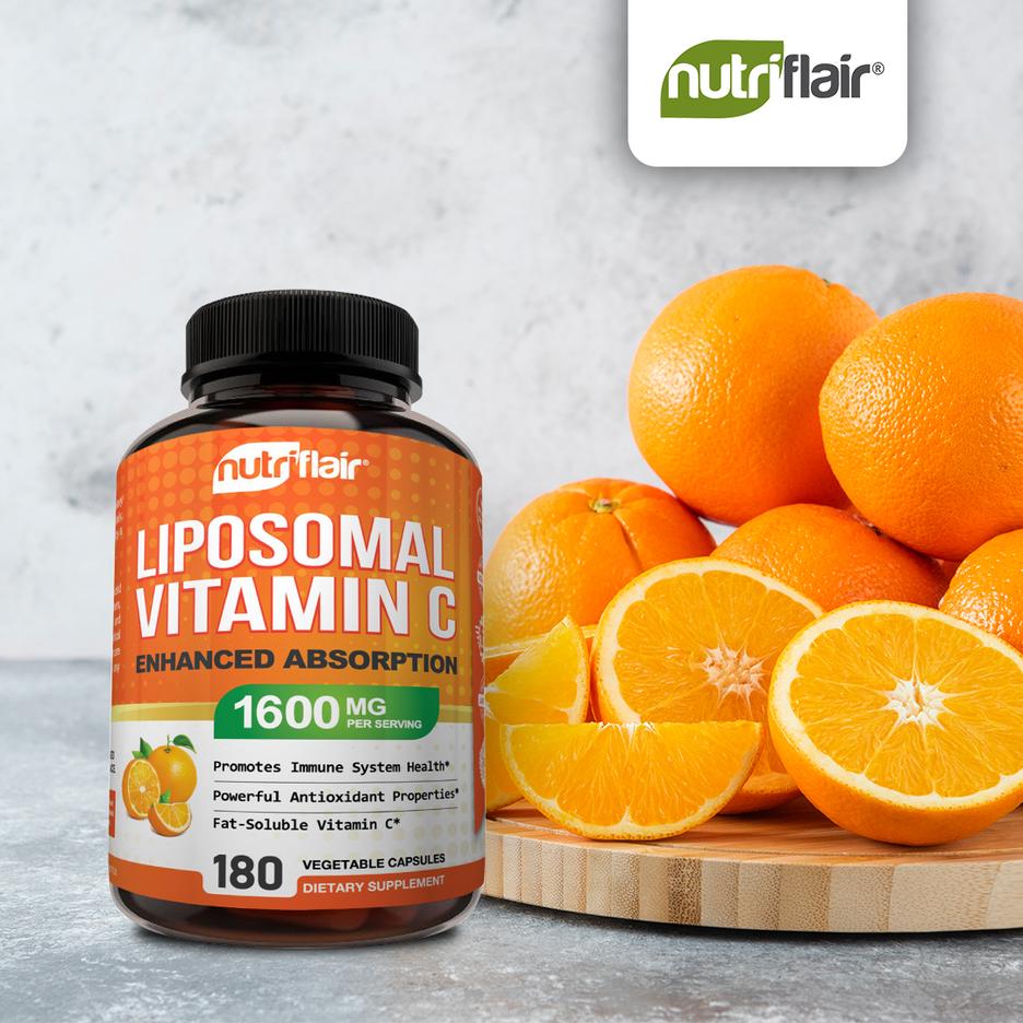 Liposomal Vitamin C 1600mg Pills From NutriFlair