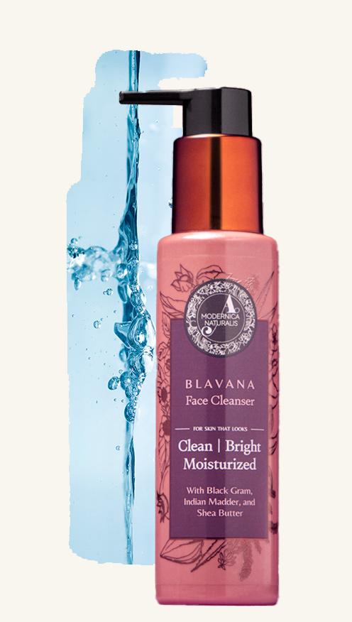 Blavana Face Cleanser with its