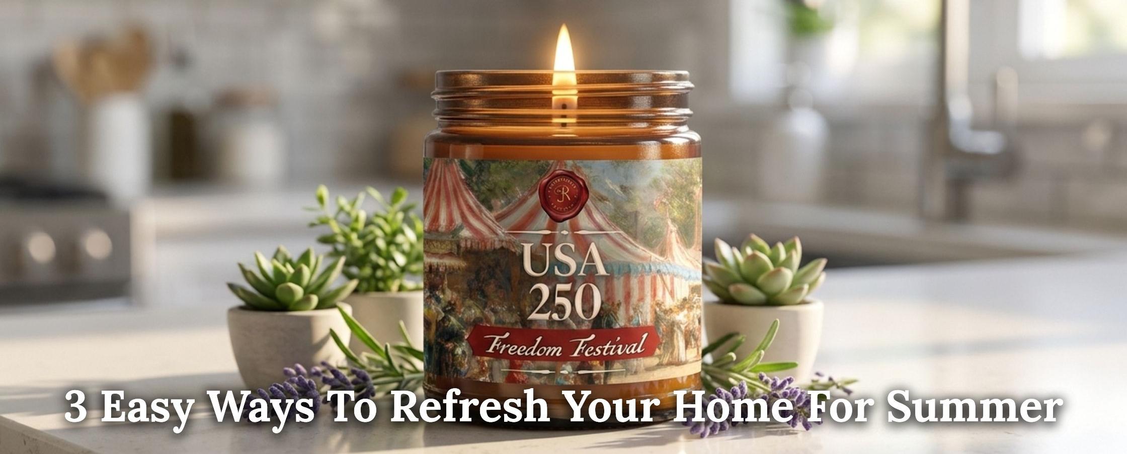 3 Simple Ways To Refresh Your Home For Summer (The Patriotic Way)