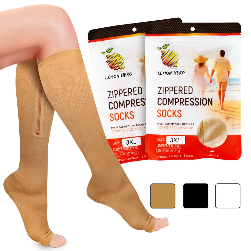 Zippered Compression Socks