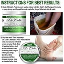 Dr. Coles Athlete's Foot Balm instructions for best results.