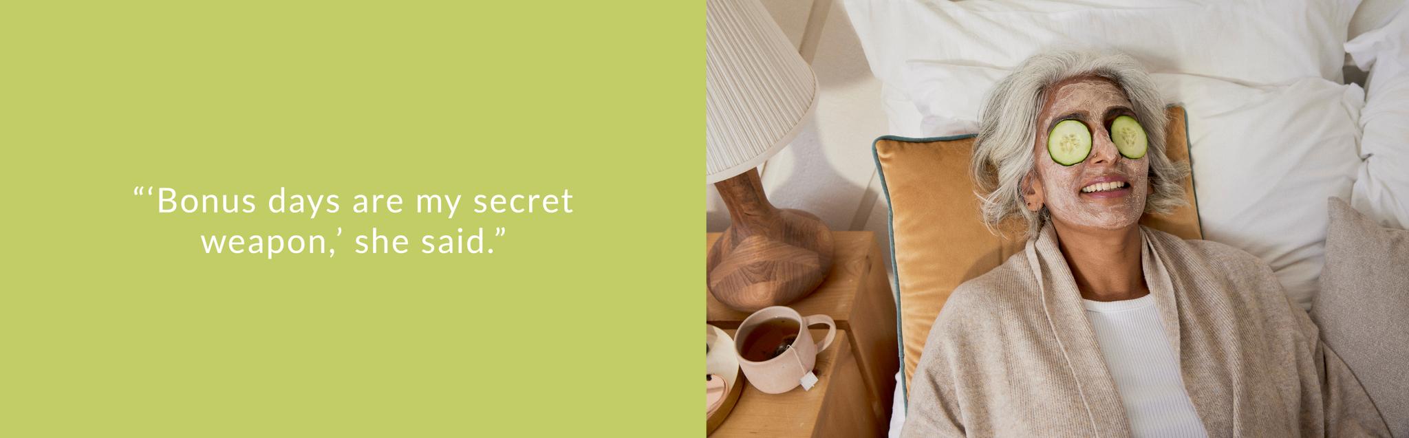 “How excited I was when I received all that I need from BOOM! by Cindy Joseph in this little pouch. I thought, ‘Ok, this is right up my alley.’”