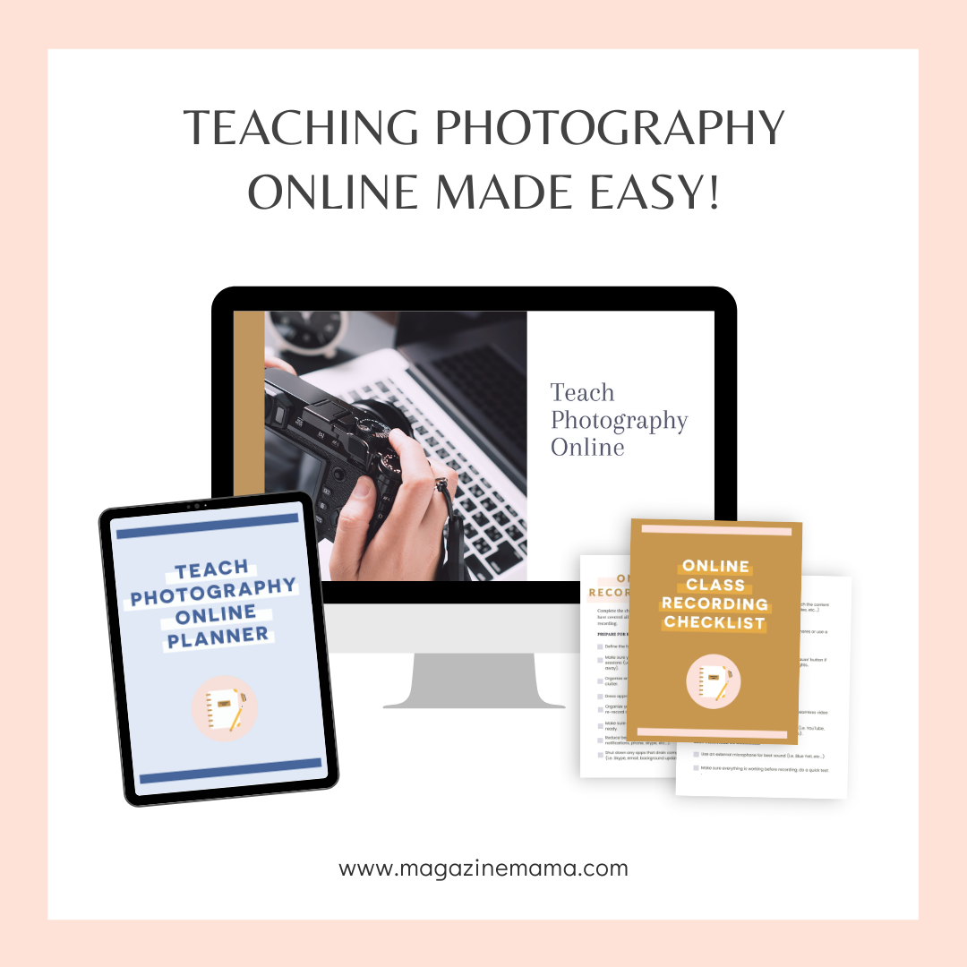 Teach Kids Photography Online