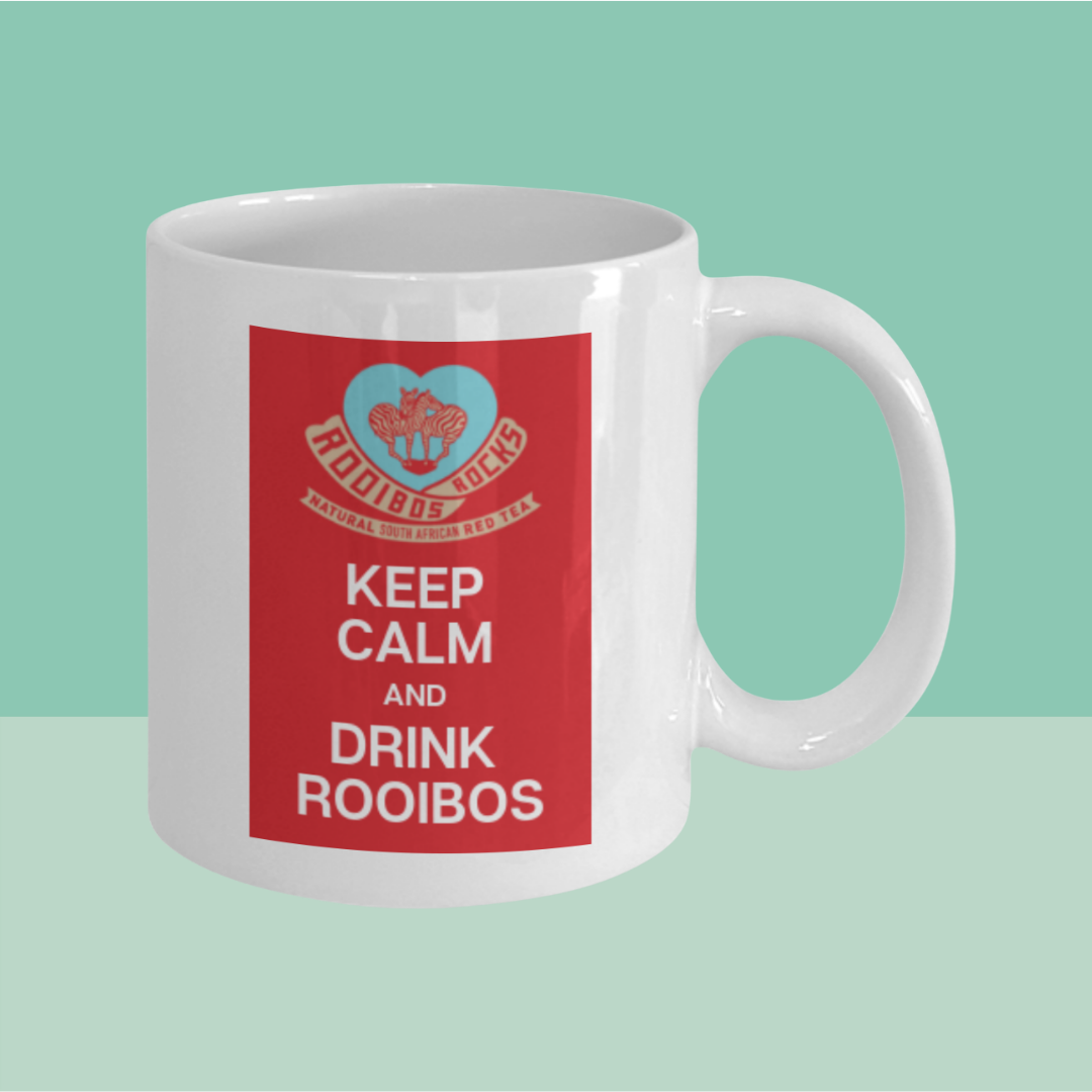 Rooibos Rocks Mug - Keep Calm and Drink Rooibos Tea