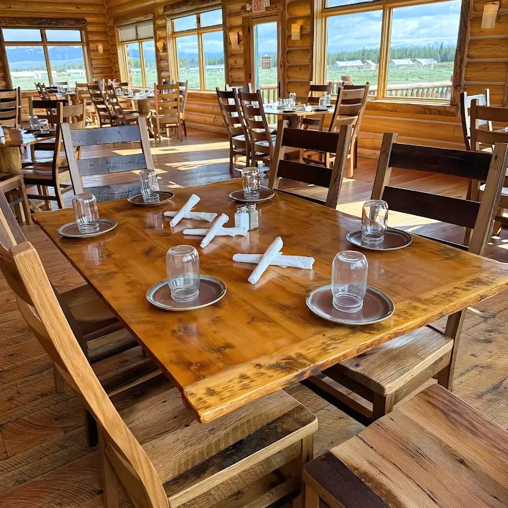 Inside the Main Lodge of Bar N Ranch
