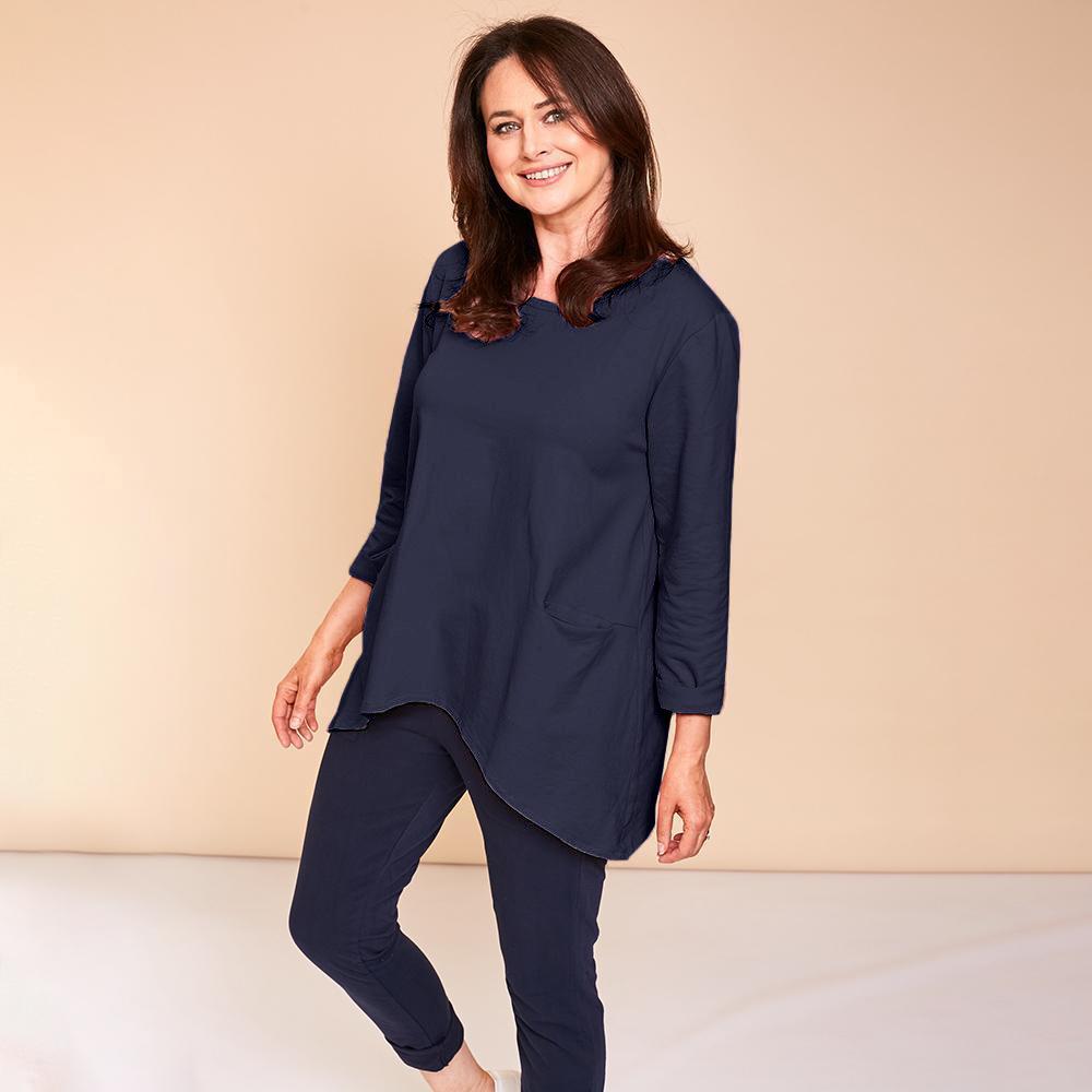 Vicky Top(Navy)