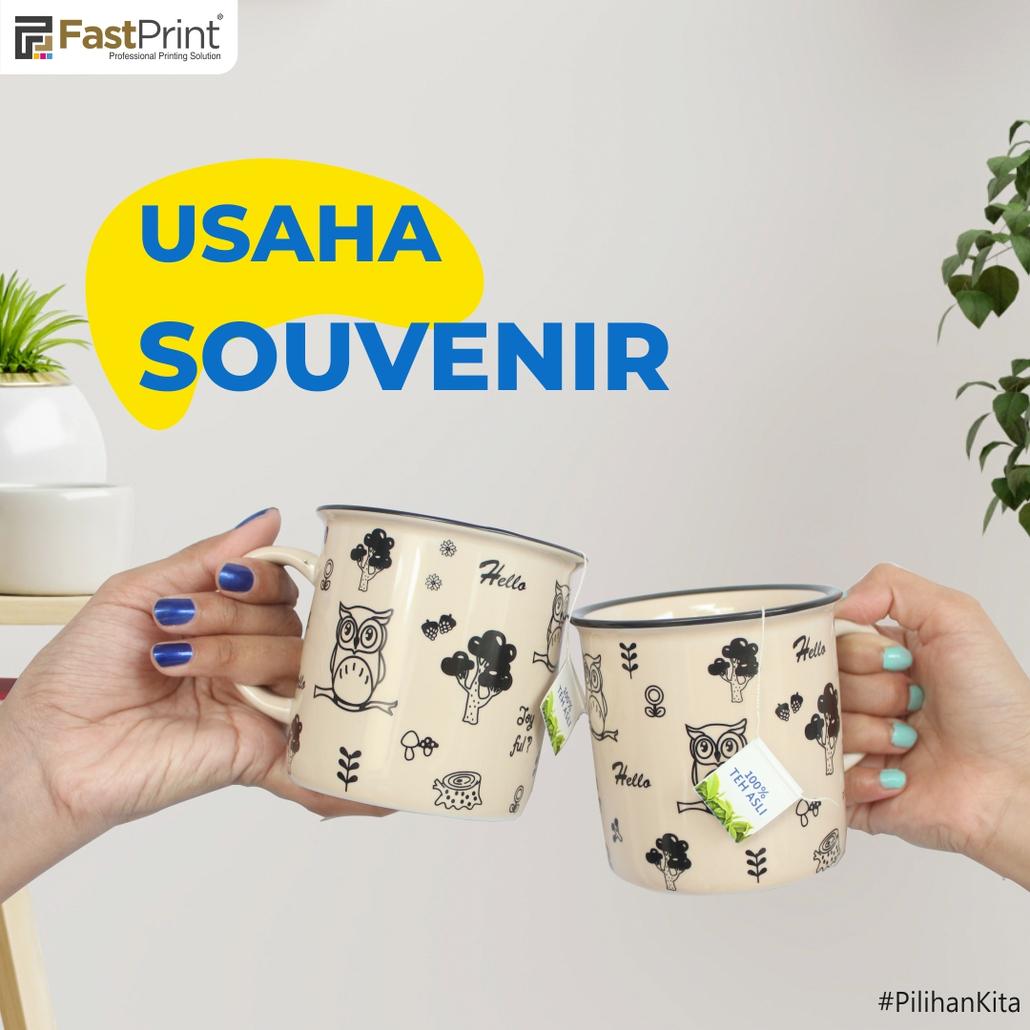usaha souvenir, souvenir mug